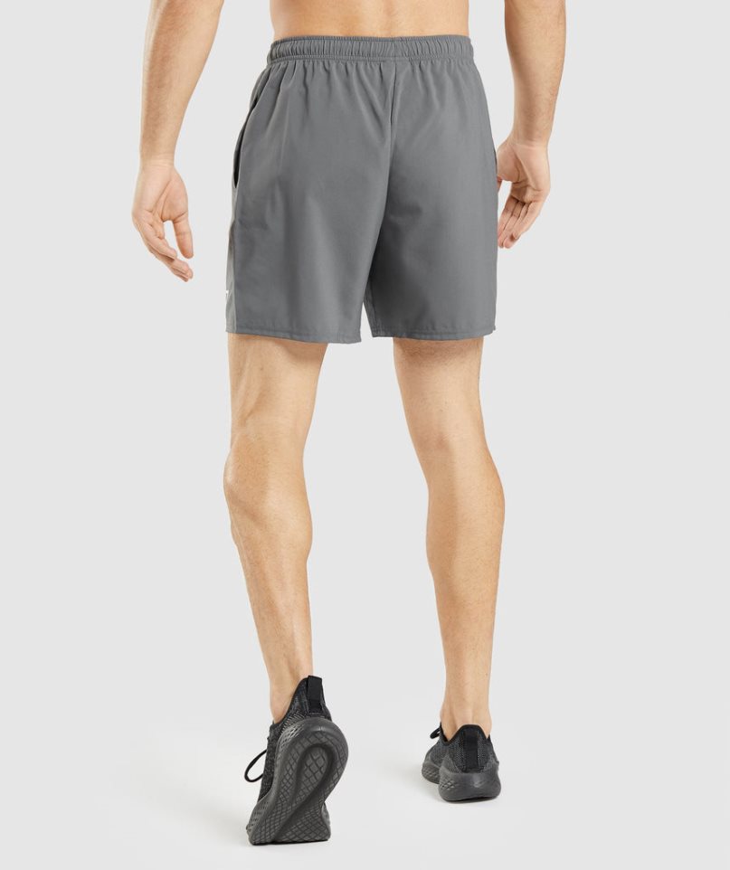 Men's Gymshark Arrival Shorts Grey | CA 83105N